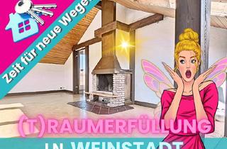 Wohnung kaufen in 71384 Weinstadt, °DESIGN-PROJEKT über den Weinbergen: Große DG-Wohnung mit Kamin & Terrasse, 2 Balkonen u. TG-Platz°