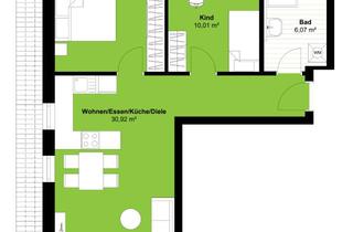 Wohnung kaufen in Prinz-Adalbert-Straße 6a, 85221 Dachau, Wohnung 12 | 2. OG | 3 Zimmer auf 63,57 qm mit einem Balkon