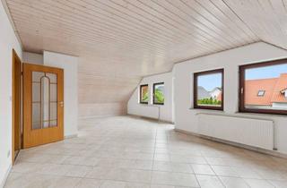 Wohnung kaufen in 76689 Karlsdorf-Neuthard, Lichtdurchflutete Dachgeschosswohnung mit Westbalkon & zusätzlichem Hobbyraum in ruhiger Lage