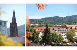Wohnung kaufen in 79104 Neuburg, Mitten in Freiburg: Stilvolle Attika-Maisonette mit 4 Zimmern, Münster- und Panoramablick