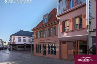 Wohnung mieten in Hauptstraße 103, 67269 Grünstadt, Exklusive Maisonette-Wohnung mit Dachterrasse & Blick auf den Schillerplatz!
