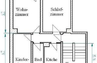 Wohnung mieten in Arndtstraße 14, 01917 Kamenz, Praktische 3-Raumwohnung ab Oktober zu vermieten