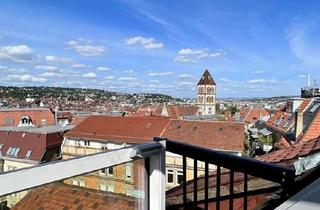 Wohnung mieten in 70197 West, Seltene Gelegenheit im KfW-Denkmal: DG-Altbau-Maisonette, Panoramablick, TOP-Ausstattung ERSTBEZUG