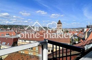 Lofts mieten in 70197 Stuttgart, Seltene Gelegenheit im KfW-Denkmal: DG-Altbau-Maisonette, Panoramablick, TOP-Ausstattung ERSTBEZUG