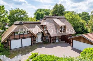 Villa kaufen in 27367 Hellwege, Wohnen unter Reet – charmante Villa mit idyllischem Garten