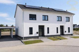 Haus mieten in 06847 Kochstedt, Energieeffiziente Neubau-DHH mit Carport und Stellplatz zur Miete in Dessau-Kochstedt