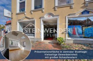 Gewerbeimmobilie kaufen in 23774 Heiligenhafen, Präsentationsfläche in zentraler Stadtlage: Vielseitige Gewerbeeinheit mit großen Schaufenstern
