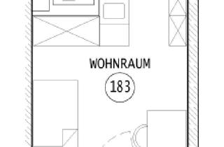 Immobilie mieten in Willy-Brandt-Allee 14, 81829 München, Attraktives, komplett möbliertes Studio-Apartment ab 01.01.2027