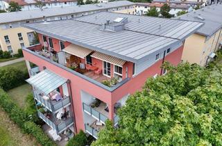 Wohnung kaufen in 85586 Poing, Die Dachterrasse ist der Lieblingsplatz – 3 Zimmer mit freiem Parkblick in Poing