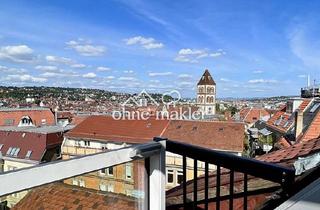 Lofts mieten in 70197 Stuttgart, Seltene Gelegenheit im KfW-Denkmal: DG-Altbau-Maisonette, Panoramablick, TOP-Ausstattung ERSTBEZUG