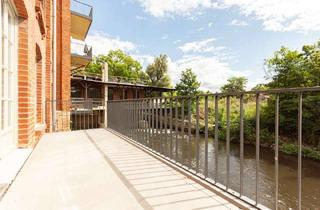 Lofts mieten in Fabrikstraße 17, 04435 Schkeuditz, Großzügiges Loft mit Wasserblick | Maisonette-Wohnung | Großer Balkon | Echtholzparkett | Stellplatz