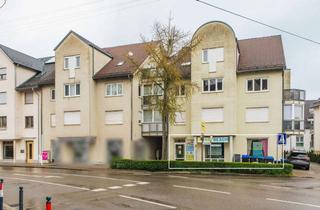 Gewerbeimmobilie kaufen in 70771 Leinfelden-Echterdingen, Gut vermietete Ladenfläche mit 3 Stellplätzen, Potenzial für Wohnen und weitere Aufteilung
