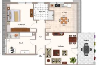 Wohnung kaufen in 59939 Olsberg, Eine gute Adresse für Ihr Kapital!Vermietete und top sanierte ETW inOlsberg-Bigge