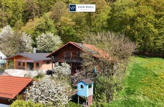 Einfamilienhaus kaufen in 84533 Marktl, Wohnen im Einklang mit der Natur – Traumhaftes Holzhaus mit Alpenblick