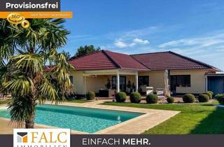 Haus kaufen in 39326 Hohenwarsleben, Provisionsfrei. Ihr privates Urlaubsparadies - Bungalow mit Pool, PV-Anlage und schönem Grundstück!