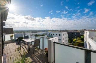 Penthouse kaufen in Schöne Aussicht, 60438 Frankfurt, Skylineblick de luxe – 4-Zi-Penthouse mit 3 Top-Außenbereichen Riedberg Quartier Schöne Aussicht