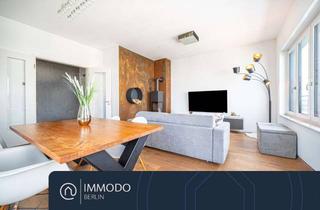 Penthouse kaufen in 10249 Friedrichshain, Urbanes Neubau-Penthouse in Friedrichshain – Helle 3 Zi Whg mit 2 Blk, Aufzug, Kamin & Tiefgarage