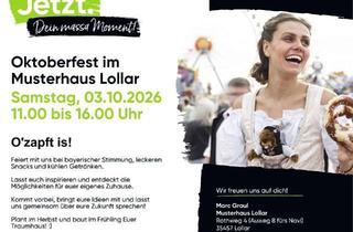 Haus kaufen in 35321 Laubach, O'zapft is! Samstag, den 03.10.26 Oktoberfest im Musterhaus Feiert mit uns!