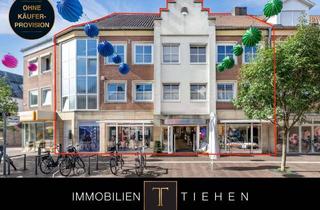 Haus kaufen in 49716 Meppen, Direkt am Markt: Wohn- und Geschäftshaus mit zwei Wohnungen und eigener Tiefgarage in Meppen!