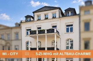 Wohnung kaufen in 65185 Wiesbaden, WIESBADEN DOWNTOWN ::: 5-ZI-ALTBAU-TRAUM