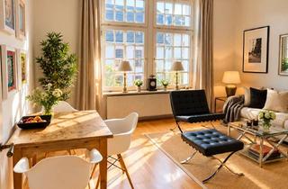 Wohnung kaufen in Brückenstraße, 60594 Sachsenhausen, Stilvolle 3-Zimmer-Altbauwohnung in der Brückenstrasse – nahe Schweizer Platz und provisionsfrei
