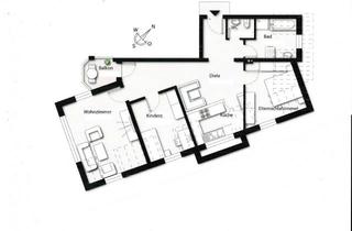 Wohnung mieten in 88326 Aulendorf, Gemütliche 3,5-Zi-DG-Wohnung im Herzen von Aulendorf -mit Aufzug-