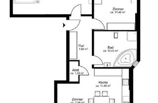 Wohnung mieten in Deutschordenstraße, 79104 Freiburg, Freiburg im Breisgau - saniert 3 Zimmer WHG mit Wanne & Balkon