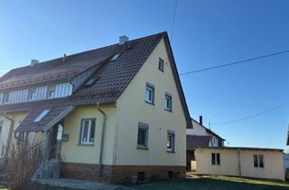 Wohnung mieten in 74532 Ilshofen, Gemütliche 3-Zimmer-Wohnung im OG einer Doppelhaushälfte – ruhige Ortsrandlage in Gaugshausen