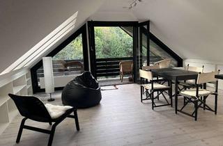 Wohnung mieten in 52134 Herzogenrath, Helle möblierte Dachgeschosswohnung - Erstbezug mit Balkon und unverbautem Blick ins Grüne