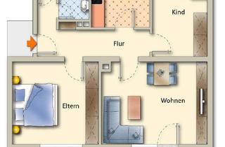 Wohnung mieten in 78224 Singen, Ansprechende 3-Zi-Wohnung mit EBK und Balkon in Singen