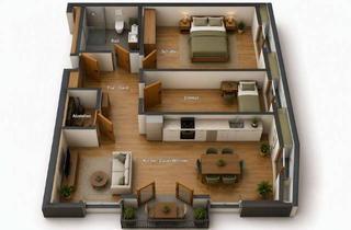 Wohnung mieten in Biberacher Straße 15, 88339 Bad Waldsee, Moderne 3-Zimmer-Erdgeschosswohnung mit Terrasse und Seeblick 66 m² Wohnfläche | 3 Zimmer /EG