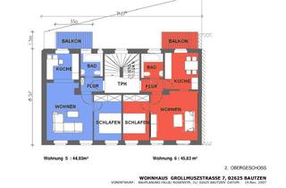 Wohnung mieten in Dr.-Maria-Grollmuß-Straße, 02625 Bautzen, 2-Raum-Wohnung mit Balkon Nähe Zentrum