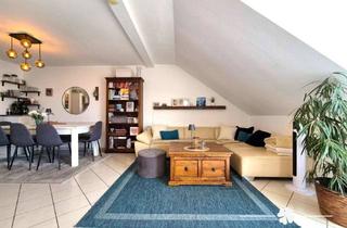 Wohnung kaufen in 63741 Damm, BERK Immobilien: 4-Zi-Dachgeschosswohnung in ruhiger Wohnlage von Schweinheim mit TG-Stellplatz