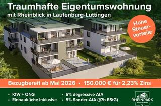 Wohnung kaufen in Luttinger Straße, 79725 Laufenburg, QNG 40 Neubau in Luttingen zum Kauf