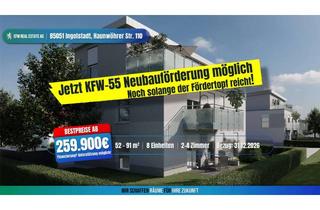 Wohnung kaufen in Haunwöhrer Straße 110, 85051 Ingolstadt, ++ZINS-/MIET-/ENERGIESPAREND++ 3 ZKB mit KfW 100.000€-Darlehen