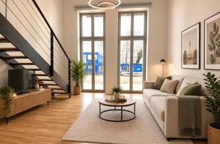 Wohnung mieten in Carl-Spindler-Straße 13xi_, 12555 Köpenick, Beeindruckende Raumhöhe, Galerie & Terrasse – Stilvolle 1,5-Zimmer-Wohnung