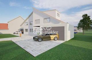 Grundstück zu kaufen in 63486 Bruchköbel, Provisionsfrei: 2 Baugrundstücke mit Bauvorbescheid für Doppelhaus – auch einzeln ab 179.000 €