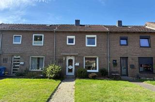 Reihenhaus kaufen in 40670 Meerbusch, Lichtdurchflutetes Reihenhaus in Osterath mit schönem Garten und viel Potenzial