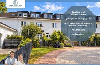 Wohnung kaufen in 14542 Werder (Havel), Mit Terrasse und eigenem Garten! - Bezugsfreie 3-Zimmer-Wohnung in gepflegter Wohnanlage in Werder