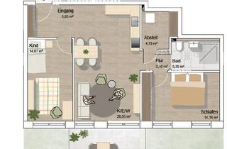Wohnung mieten in Obere Breite, 88171 Weiler-Simmerberg, Neubau Erstbezug: Hochwertige barrierefreie 3-Zimmer-Erdgeschosswohnung mit großem Garten