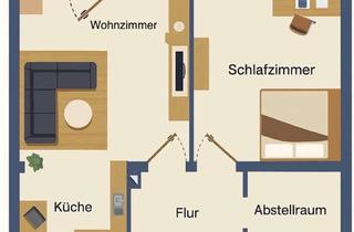 Wohnung mieten in Lessingstraße 10e, 47608 Geldern, Modernisierte 3-Raum-Wohnung mit Terrasse und Garten in Geldern