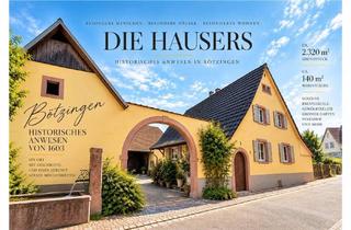 Haus kaufen in 79268 Bötzingen, Winzerhof von 1603 in Bötzingen am KaiserstuhlWohnen, Scheune, Gewölbekeller & großer Bauerngarten