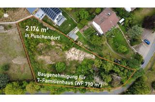 Grundstück zu kaufen in 90617 Puschendorf, Weitblick in Puschendorf: Projektgrundstück mit Baugenehmigung für 7-Familienhaus