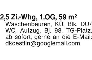 Wohnung mieten in 73116 Wäschenbeuren, 2,5 Zi.-Whg. 1. OG in Wäschenbeuren