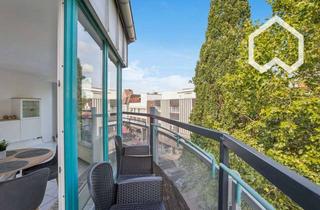 Immobilie mieten in 21614 Buxtehude, Helle möblierte Businesswohnung | zentral Buxtehude | Rundbalkon & TG-Stellplatz | 2,5 Zimmer |