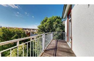 Wohnung kaufen in 60316 Nordend-Ost, Über den Dächern des Nordends: Bezugsfreier Altbau mit sonnigem Balkon