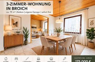 Wohnung kaufen in Michaelstraße 38, 45479 Broich, 3-Zimmer-Wohnung in Broich | ca. 79 m² | Balkon & eigene Garage | sofort frei