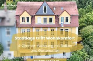 Wohnung kaufen in 07743 West, Jena zum Wohlfühlen – 4-Raum-Altbauwohnung mit Balkon und Garten