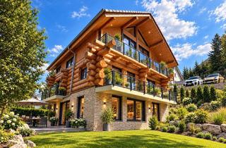 Wohnung kaufen in 79868 Feldberg, NATURSTAMM CHALET FELDBERG 2: Schlüsselfertige Neubau Luxus-Ferienwohnung echtes Blockhaus-Erlebnis