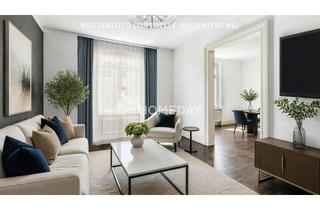 Wohnung kaufen in 60329 Gallus, Charmante 3-Zimmer-Altbauwohnung mit Parkett und Einbauküche in zentraler Frankfurter Lage